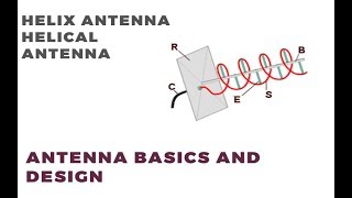 Helical Antenna  Helix  Travelling Wave Antenna  Design and Construction [upl. by Nosa69]