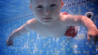 Baby Swimming Underwater [upl. by Akoyin835]