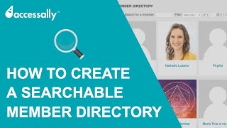 How to Create A Searchable Member Directory on Wordpress [upl. by Latsyek]