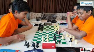 Gukesh vs Pragg  Friendly bullet at Kramnik Microsense India Chess Program [upl. by Janeen151]