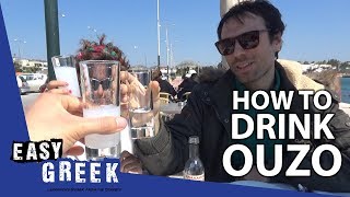 How to drink Ouzo like a Greek  Easy Greek 25 [upl. by Carlson]