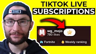 Everything You Need To Know About TikTok LIVE Subscriptions [upl. by Eirena]