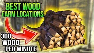 Fallout 76  quot300 WOOD Per Minutequot Best Wood Farming Locations [upl. by Arednaxela]