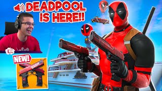 Nick Eh 30 reacts to NEW Deadpool EVENT in Fortnite [upl. by Hebner]