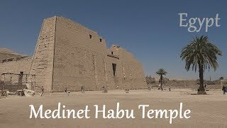 EGYPT Medinet Habu  Ramesses III Temple  Luxor [upl. by Doowyah13]