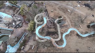 Exploring an ABANDONED Water Parkclosed from a tragic death [upl. by Nertie]