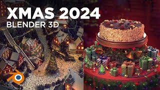 Havmor Xmas 2024  Blender 3D Timelapse [upl. by Pelage]