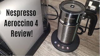 Nespresso Aeroccino 4 Milk Frother Review  Worth upgrading from the Aeroccino 3 [upl. by Seyah]