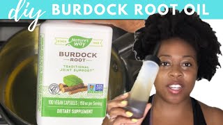 Burdock Root Benefits DIY Ayurvedic Hair Loss Oil [upl. by Brightman]