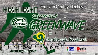 Greenwave Hockey HIGHLIGHT vs Southwick [upl. by Cicero]