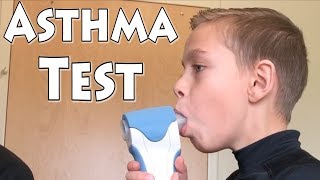 ASTHMA TEST at Doctor Appointment [upl. by Ahsinahs]