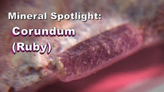 Mineral Spotlight  Corundum Ruby [upl. by Ademla575]