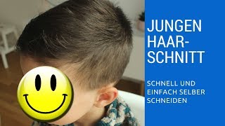 HAARE SELBER SCHNEIDEN für JUNGEN  MÄNNER [upl. by Petie]