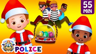 ChuChu TV Police  Saving The Christmas Surprise Eggs Gifts  More ChuChu TV Police Episodes [upl. by Faythe]