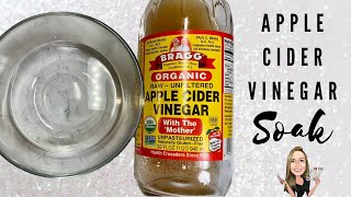 Apple Cider Vinegar Soak for Healthy Nails [upl. by Airdnaed231]