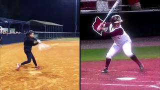 The Correct Softball Swing [upl. by Loeb661]