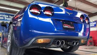 C6 Corvette SLP Loudmouth II AxleBack Stainless Exhaust [upl. by Innob]