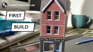 Metcalfe Models OO Gauge Low Relief Card Kit  Art Shop [upl. by Romeon246]