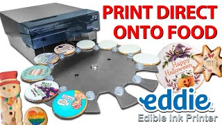 EDDIE  worlds only EDIBLE INK desktop printer [upl. by Meesaw]