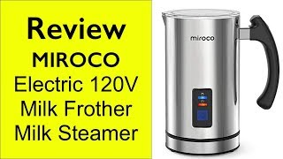 Review Miroco Milk Frother  How to make froth milk at home [upl. by Celin495]