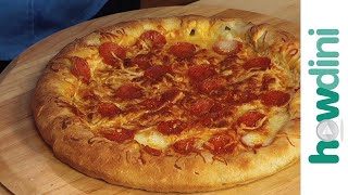 Pizza Recipe  How to make stuffed crust pizza [upl. by Lucky802]