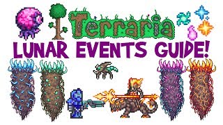 Terraria Lunar Event Guide Celestial PillarsTowers Boss Fight How to Summon amp Gameplay [upl. by Neerroc]