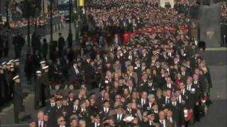 Veterans Grand March Past  Cenotaph 2011 [upl. by Amaerd335]