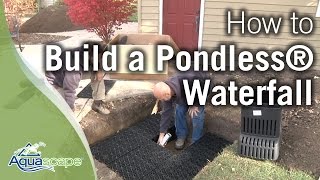 Aquascapes quotNEWquot How To Build a Pondless® Waterfall [upl. by Nnyleve910]