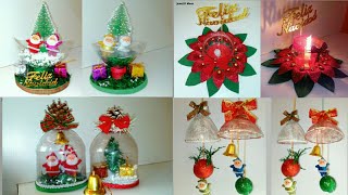 4 Manualidades Navideñas Con Material Reciclado  Adornos Navideños 2020 [upl. by Eilzel]