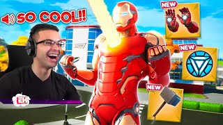 Nick Eh 30 reacts to Iron Man MYTHIC WEAPON and MAP CHANGE [upl. by Andrea]