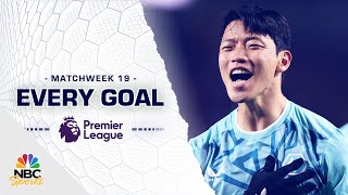 Every Premier League goal from Matchweek 19 202324  NBC Sports [upl. by Walcott]