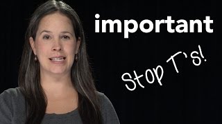 How to Pronounce IMPORTANT  American English [upl. by Rettig]