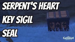 Serpents Heart Key Sigil Seal  Genshin Impact [upl. by Azal]