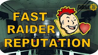 ULTIMATE RAIDER REPUTATION GUIDE  Fallout 76 Wastelanders DLC [upl. by Martelli]