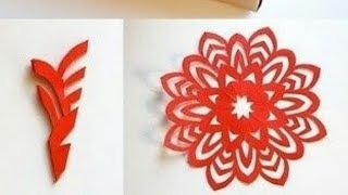 Paper Snowflake Tutorial  Learn How To Make Snowflakes In 5 Minutes [upl. by Darrell]