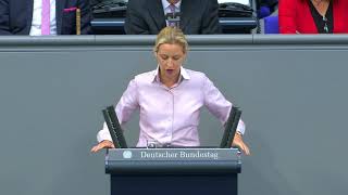 Generalaussprache zur Regierungspolitik  Dr Alice Weidel AfD [upl. by Amri]