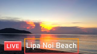 🔴 Live Stream Lipa Noi Koh Samui  Sunset 🌅   Virtual Walking on the Beach  Streets of Thailand [upl. by Llemmart]