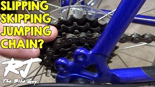 How To Fix Bike Chain SkippingSlippingJumping Gears [upl. by Noel]