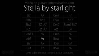 Stella by Starlight  Backing track [upl. by Esoryram]