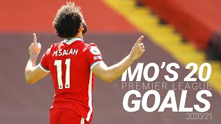 Mo Salahs 20 Premier League Goals  202021 ⚽️ [upl. by Anerak712]