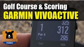 Garmin Vivoactive  How To Use Golf Activity [upl. by Sontag]