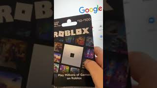 How to get Robux with a Roblox Gift Card [upl. by Fitzgerald]