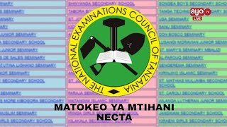 BREAKING NECTA YATANGAZA MATOKEO YA KIDATO CHA NNE 2022 [upl. by Naahs]