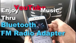 HOW TO SETUP CAR BLUETOOTH MP3 FM TRANSMITTER MODULATOR ADAPTER [upl. by Aziza]