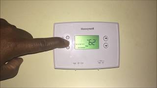 How To Easily Program a Honeywell Thermostat [upl. by Hayidah]