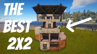 RUST  The BEST 2x2 Rust Base Design 2020  Rust Base Building [upl. by Ymrots]