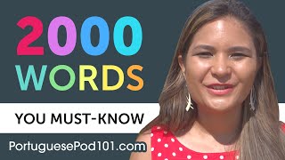 2000 Words Every Portuguese Beginner Must Know [upl. by Ettellocin]