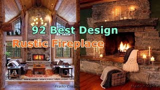 92 Best Rustic Fireplace  Design And Ideas [upl. by Atiana]