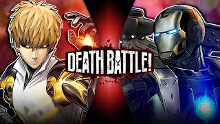 Genos VS War Machine One Punch Man VS Marvels Iron Man  DEATH BATTLE [upl. by Gui]