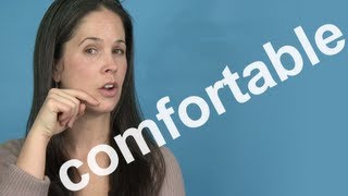 How to Pronounce COMFORTABLE  AMERICAN ENGLISH PRONUNCIATION [upl. by Stacee]